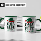 Oma Elfe Tasse lustig für die beste Oma als Geschenkidee zu  – Grün [farbe:grün]
