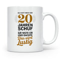 20. Geburtstag Tasse - Als Gott mich schuf Geschenkidee - Lu – Weiß [farbe:weiß]