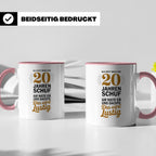 20. Geburtstag Tasse - Als Gott mich schuf Geschenkidee - Lu – Rosa [farbe:rosa]
