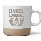 Onkel Loading 2026 Tasse Baby Ankündigung Geschenk werdender Onkel Kaffeetasse Du wirst Onkel Überraschung Babyfüße Becher Beförderung