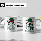 Opa Elfe Tasse lustig Großvater Spruch Kaffeetasse Geschenki – Weiß [farbe:weiß]