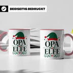 Opa Elfe Tasse lustig Großvater Spruch Kaffeetasse Geschenki – Rosa [farbe:rosa]