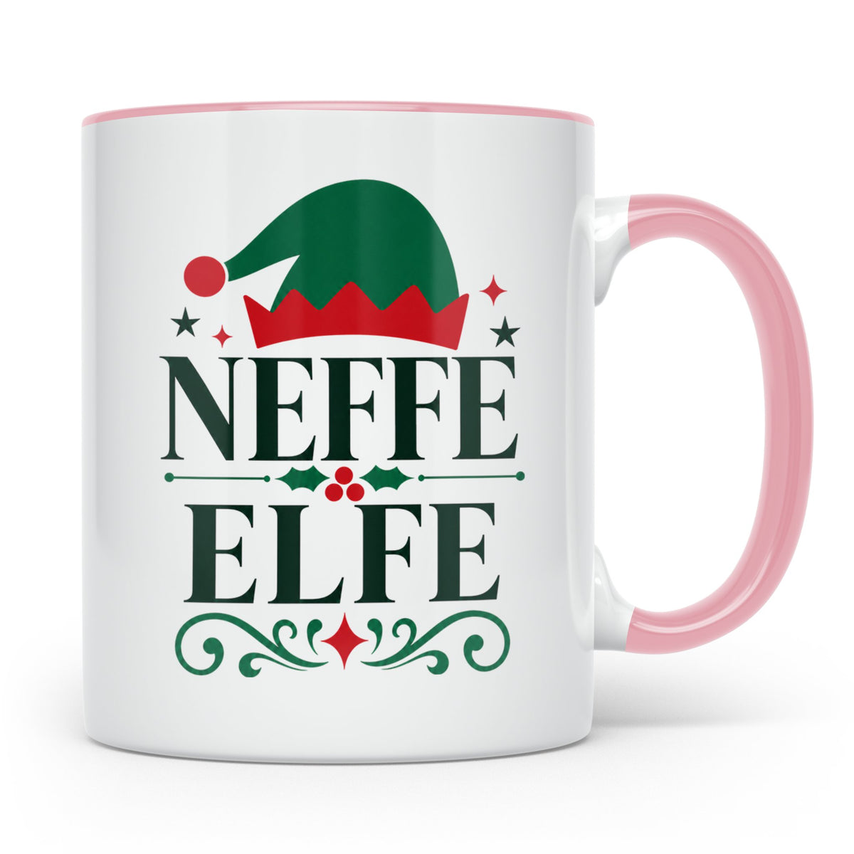 Neffe Elfe Tasse lustiges Geschenk für den besten Neffen, Wi – Rosa [farbe:rosa]