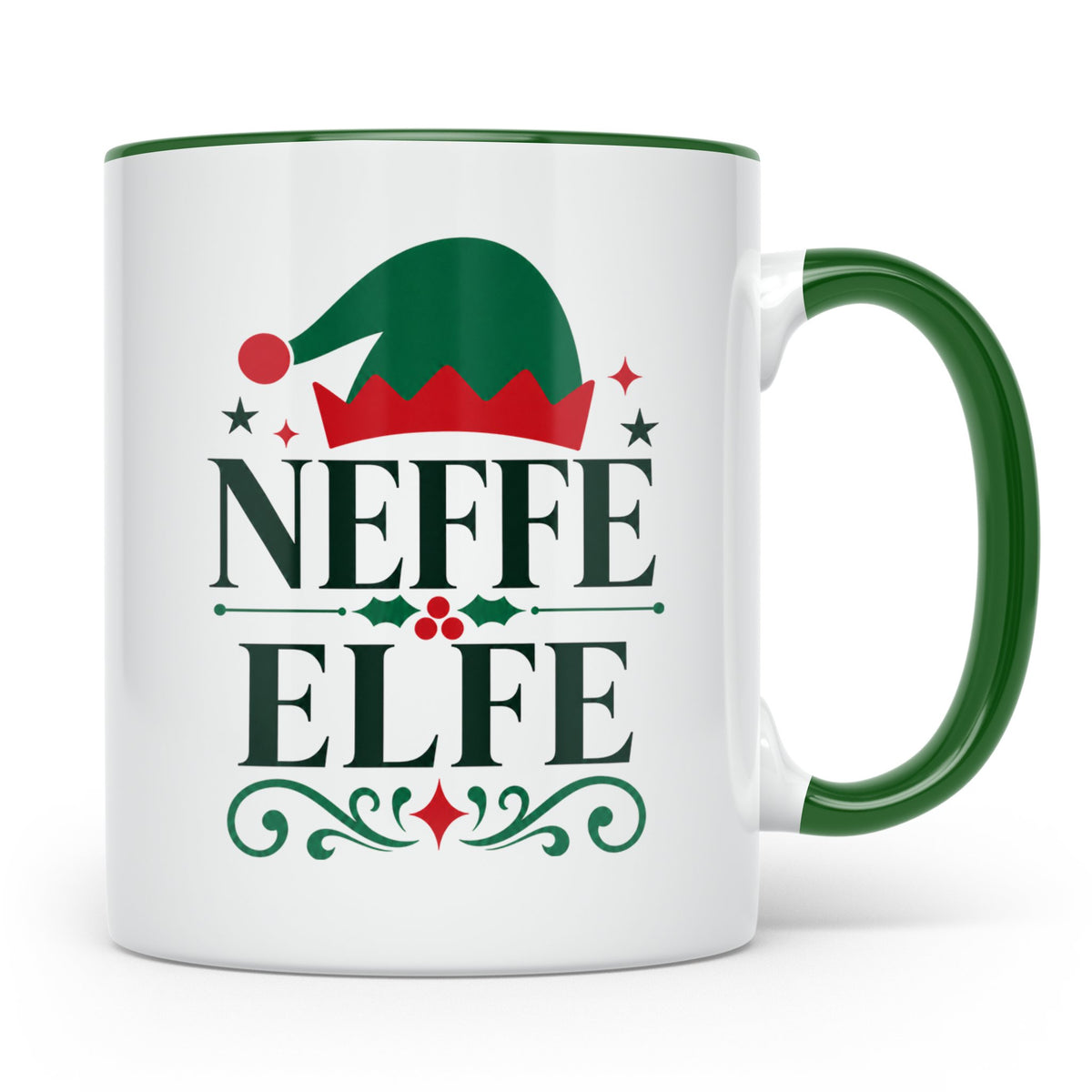 Neffe Elfe Tasse lustiges Geschenk für den besten Neffen, Wi – Grün [farbe:grün]