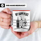 Boxer Tasse My Happy Place Spruch Kampfsport Boxring Geschen – Rot [farbe:rot]