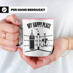 Boxer Tasse My Happy Place Spruch Kampfsport Boxring Geschen – Rosa [farbe:rosa]