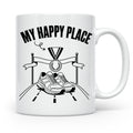 Läufer Tasse My Happy Place Finisher Motiv für Marathon & Ha – Weiß [farbe:weiß]