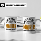 Maurer Tasse - Danke an den besten Maurer - Bauarbeiter Gesc – Weiß [farbe:weiß]