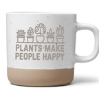 Plants Make People Happy Tasse Pflanzen Liebhaber Geschenk Kaffeetasse Monstera Dekor Urban Jungle Becher Botanik Geschenkidee Gärtnerin