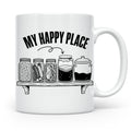 Fermentation Tasse My Happy Place, Geschenkidee für Fermenti – Weiß [farbe:weiß]