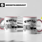 Fermentation Tasse My Happy Place, Geschenkidee für Fermenti – Rosa [farbe:rosa]