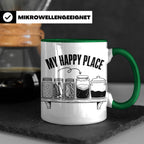 Fermentation Tasse My Happy Place, Geschenkidee für Fermenti – Grün [farbe:grün]