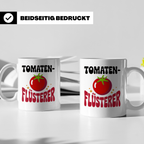 Tomaten-Flüsterer Tasse - Gartenliebhaber Geschenkidee, Gemü – Weiß [farbe:weiß]