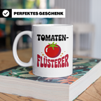 Tomaten-Flüsterer Tasse - Gartenliebhaber Geschenkidee, Gemü – Weiß [farbe:weiß]