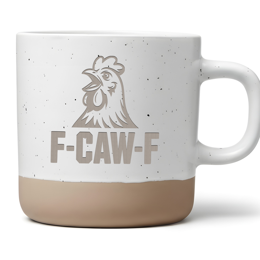Tasse Huhn Lustiger Spruch Hahn Kaffeetasse Geschenk für Hühnerbesitzer F-CAW-F Becher Geflügel Motiv Humor Büro Geschenkidee Landleben