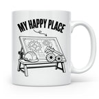Ingenieur Tasse My Happy Place Maschinenbau Geschenk für Män – Weiß [farbe:weiß]