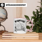 Ingenieur Tasse My Happy Place Maschinenbau Geschenk für Män – Rosa [farbe:rosa]