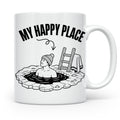 Eisbaden Tasse My Happy Place Winterschwimmen Geschenk für E – Weiß [farbe:weiß]