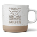 Golf Tasse Lustiger Spruch Wege zum Glück Golfen Kaffeetasse Geschenk für Golfer Golf-Cart Motiv Becher Sport Hobby Geschenkidee Herren
