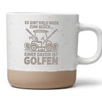 Golf Tasse Lustiger Spruch Wege zum Glück Golfen Kaffeetasse Geschenk für Golfer Golf-Cart Motiv Becher Sport Hobby Geschenkidee Herren