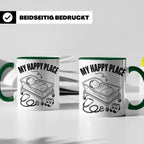 Hebamme Tasse My Happy Place Geschenkidee für Krankenschwest – Grün [farbe:grün]
