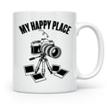 Fotograf Tasse My Happy Place Geschenk für Fotografen & Foto – Weiß [farbe:weiß]