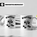 Fotograf Tasse My Happy Place Geschenk für Fotografen & Foto – Weiß [farbe:weiß]