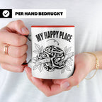 Königspython Tasse My Happy Place Geschenk für Schlangenhalt – Rot [farbe:rot]