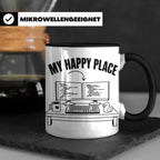 Programmierer Tasse My Happy Place Spruch Lustige Kaffeetass – Schwarz [farbe:schwarz]