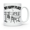 Ballett Tasse My Happy Place Spruch für Tänzerin & Tänzer Ge – Weiß [farbe:weiß]