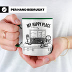 Amateurfunk Tasse My Happy Place Spruch Geschenk für Funkama – Grün [farbe:grün]