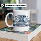 Eisbader Tasse Frostschutzmittel Spruch | Geschenk für Winte – Weiß [farbe:weiß]