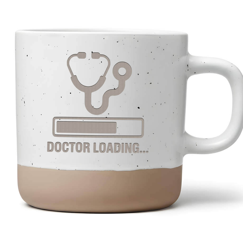 Tasse Doctor Loading - Lustige Kaffeetasse für Medizinstudenten - Geschenk Medizinstudium Arzt Stethoskop - Becher Examen Promotion