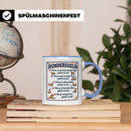 Hunderegeln Tasse mit lustigem Spruch für Hundebesitzer, Her – Blau [farbe:blau]
