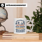 Yoga Tasse lustiger Spruch Kerze Teelicht Kaffeetasse für Yo – Weiß [farbe:weiß]
