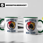 Schiedsrichter Tasse mit Spruch Ganz dünnes Eis mein Freund  – Grün [farbe:grün]