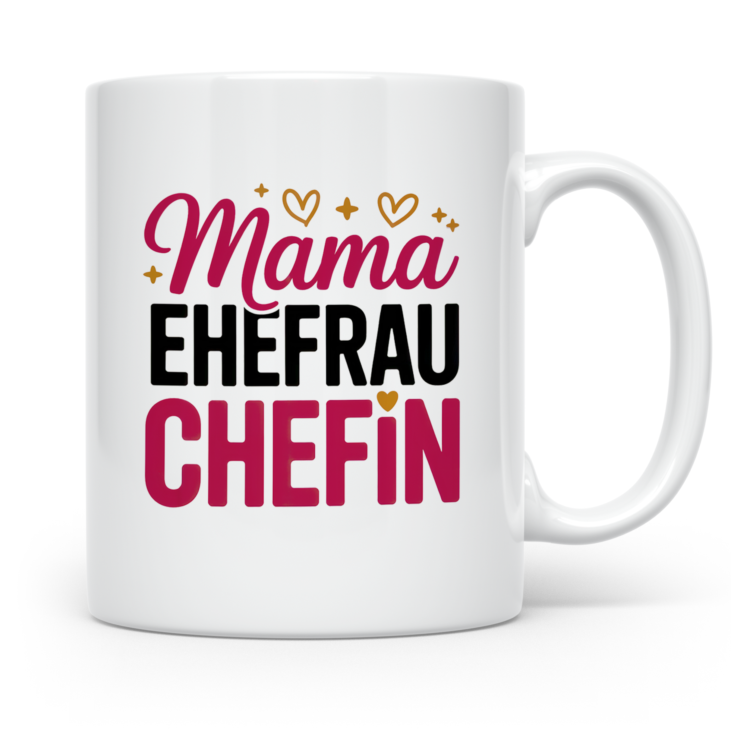 Mama Ehefrau Chefin Tasse - Muttertag Geschenkidee für Power – Weiß [farbe:weiß]