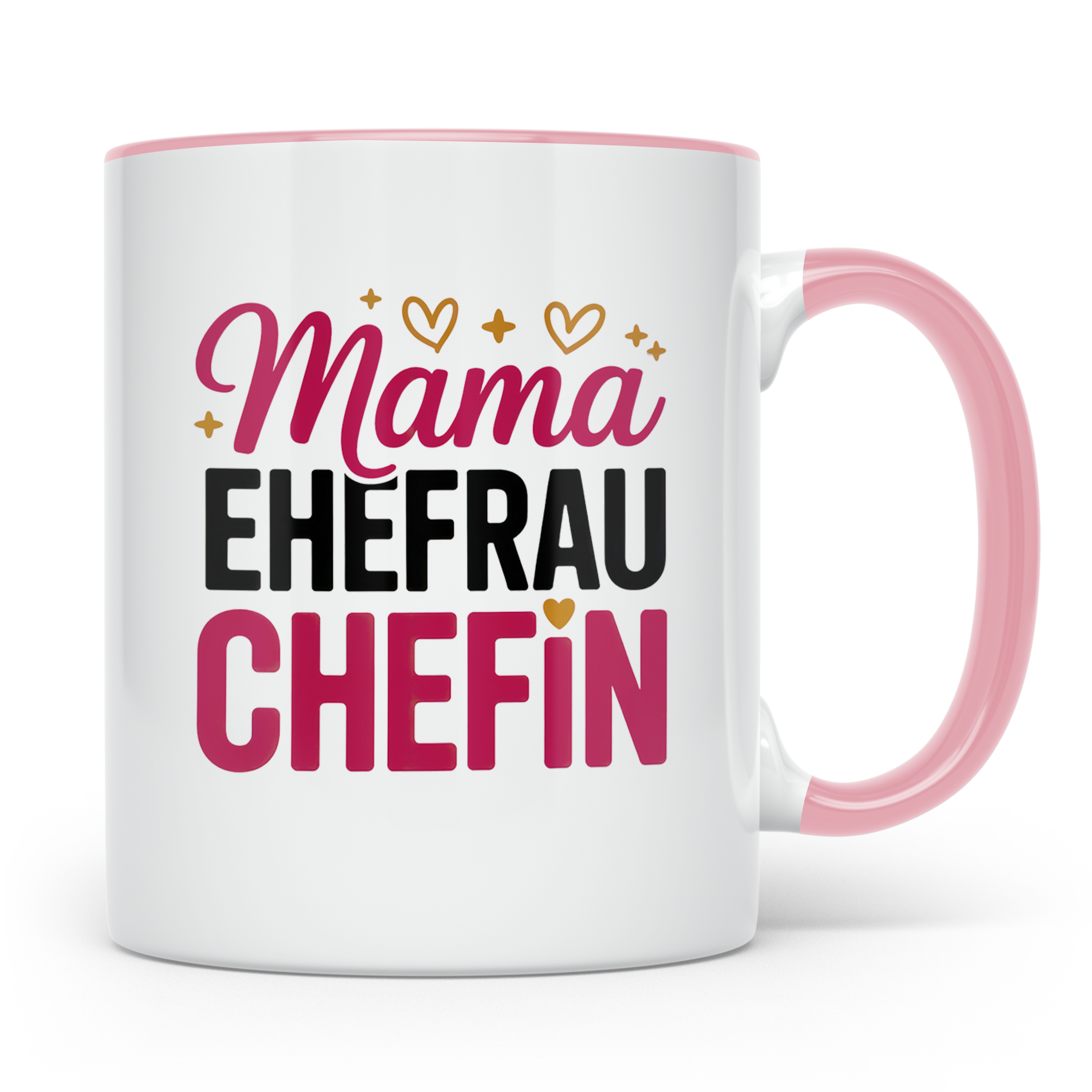 Mama Ehefrau Chefin Tasse - Muttertag Geschenkidee für Power – Rosa [farbe:rosa]