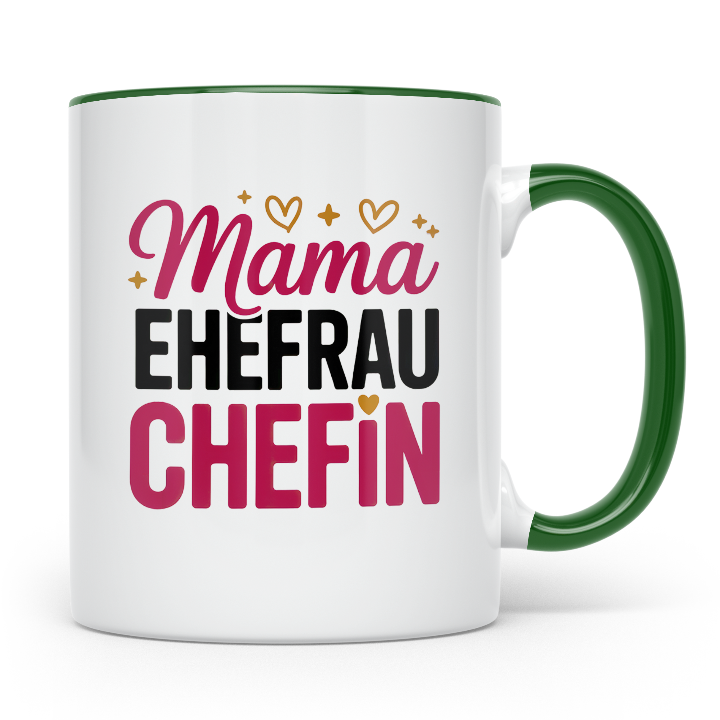 Mama Ehefrau Chefin Tasse - Muttertag Geschenkidee für Power – Grün [farbe:grün]