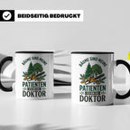 Holzfäller Tasse Bäume sind meine Patienten Baumdoktor lusti – Schwarz [farbe:schwarz]