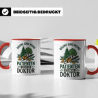 Holzfäller Tasse Bäume sind meine Patienten Baumdoktor lusti – Rot [farbe:rot]