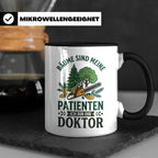 Holzfäller Tasse Bäume sind meine Patienten Baumdoktor lusti – Schwarz [farbe:schwarz]