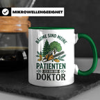 Holzfäller Tasse Bäume sind meine Patienten Baumdoktor lusti – Grün [farbe:grün]