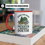 Holzfäller Tasse Bäume sind meine Patienten Baumdoktor lusti – Rot [farbe:rot]