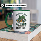 Holzfäller Tasse Bäume sind meine Patienten Baumdoktor lusti – Grün [farbe:grün]