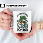 Holzfäller Tasse Bäume sind meine Patienten Baumdoktor lusti – Weiß [farbe:weiß]