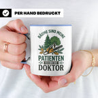 Holzfäller Tasse Bäume sind meine Patienten Baumdoktor lusti – Blau [farbe:blau]