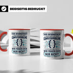 Informatiker Tasse mit Spruch | Geschenk für Programmierer E – Rot [farbe:rot]