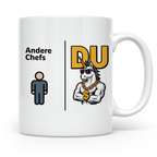 Chef Tasse - Boss Einhorn Motiv - Vergleich zu Anderen - Büro Geschenk - Spruch Geschenkidee für Führungskräfte mit Humor