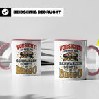 Bingo Tasse lustiger Spruch Schwarzer Gürtel im Bingo Kaffee – Rosa [farbe:rosa]